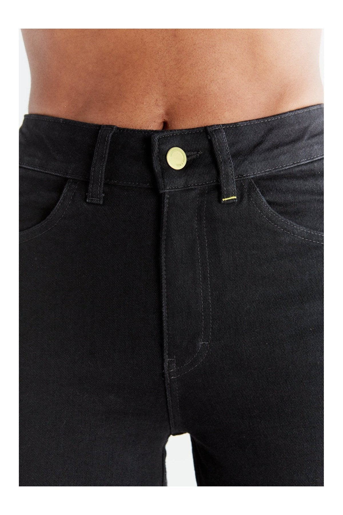 WQ1010-104 | Damen Straight Fit - Coal Black