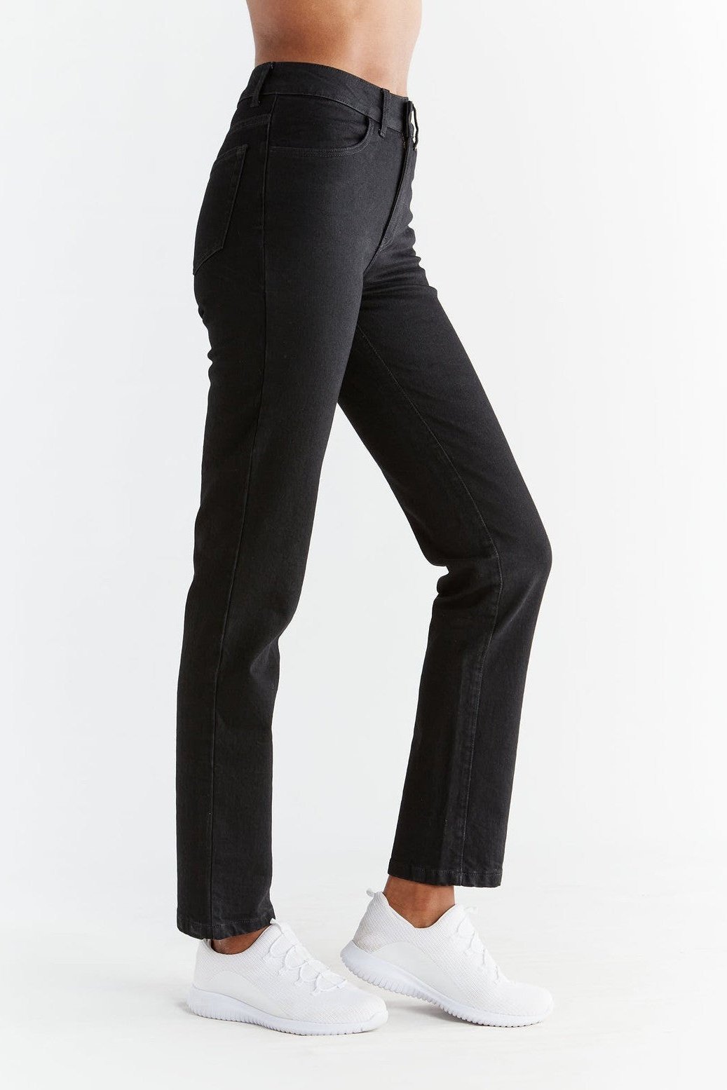WQ1010-104 | Damen Straight Fit - Coal Black