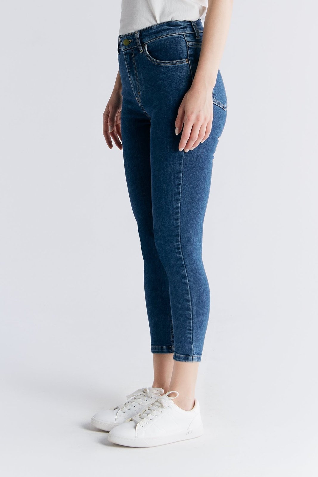 WS1014-231 Damen Short Leg Skinny Fit, Lapis Blue