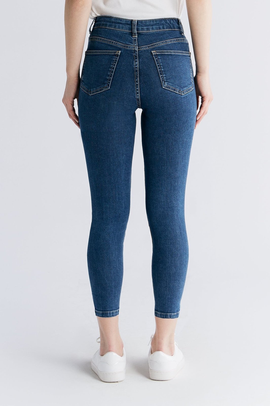 WS1014-231 Damen Short Leg Skinny Fit, Lapis Blue