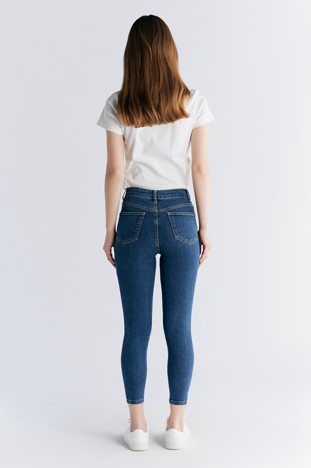 WS1014-231 Damen Short Leg Skinny Fit, Lapis Blue