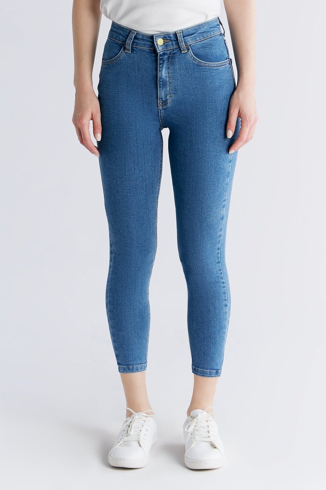 WS1014-325 Damen Short Leg Skinny Fit, Day Sky Blue