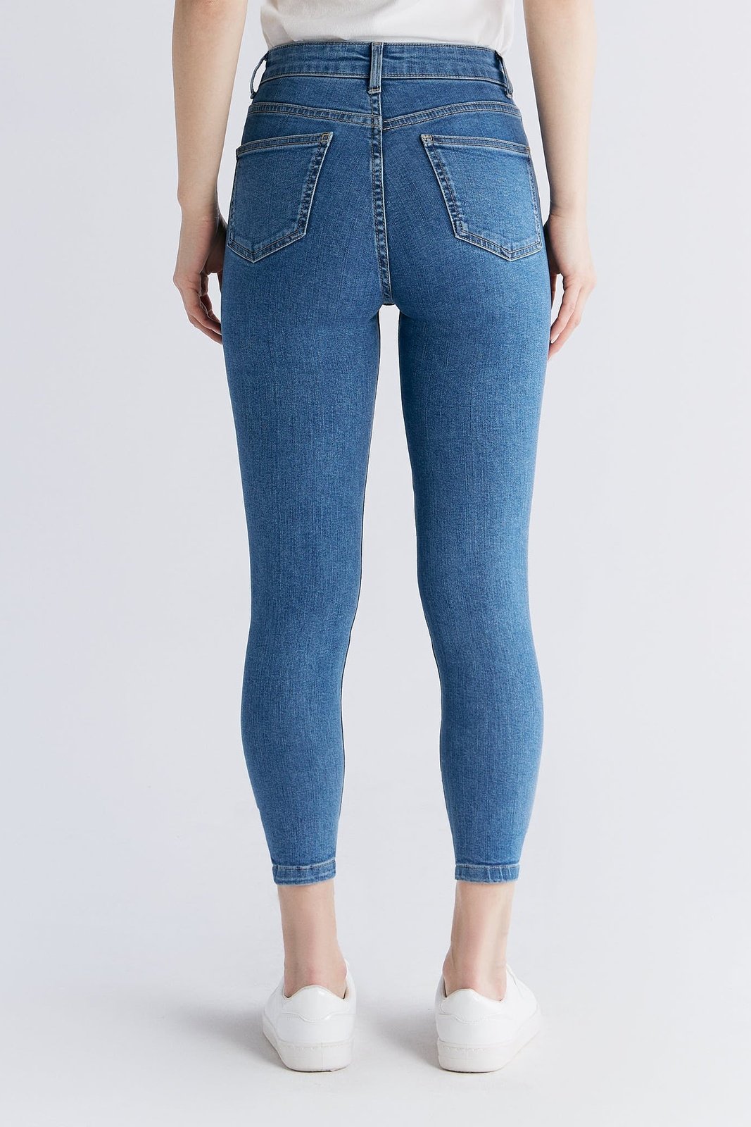 WS1014-325 Damen Short Leg Skinny Fit, Day Sky Blue