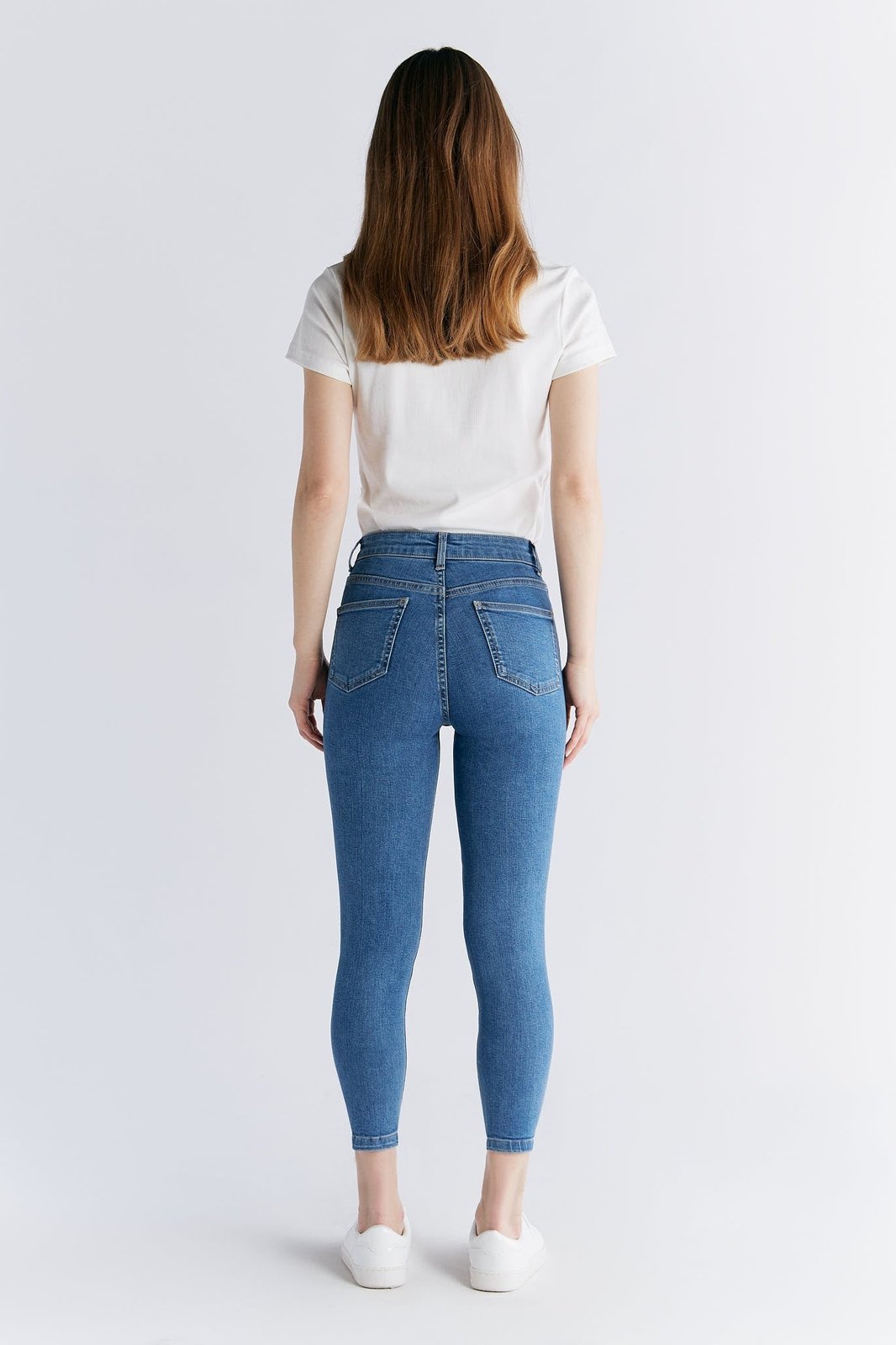 WS1014-325 Damen Short Leg Skinny Fit, Day Sky Blue