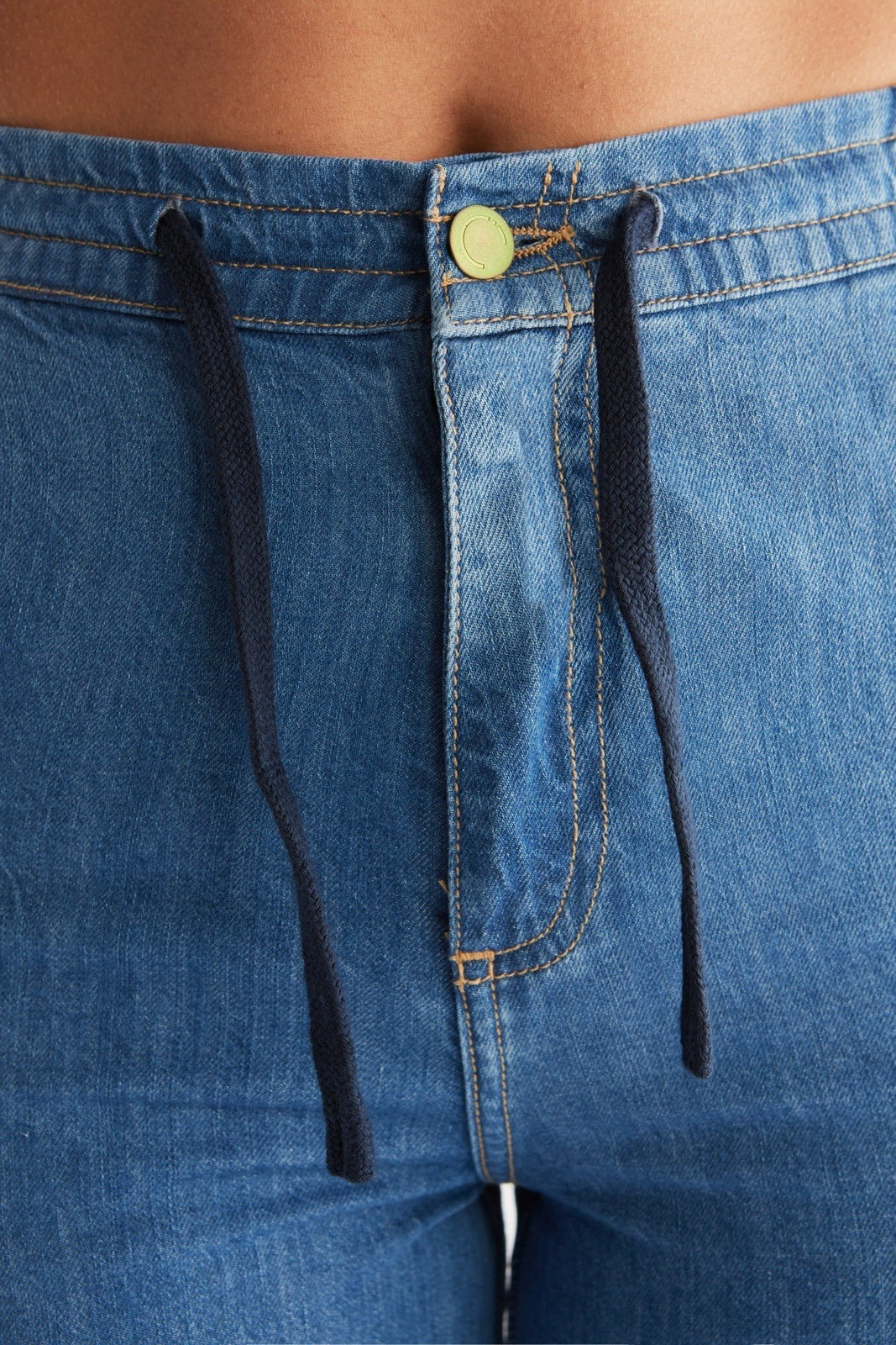 WT1022-311 | Damen Jogger Jeans - Crystal Blue