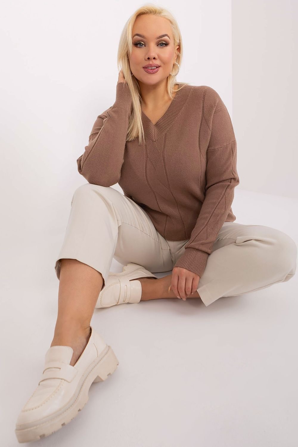 Jumper plus size model 190058 Factory Price