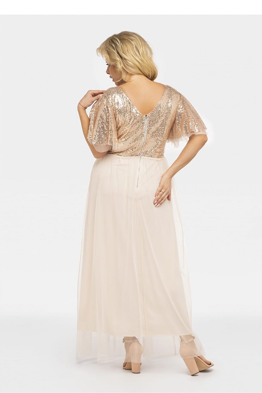 Plus size dress model 190937 Karko