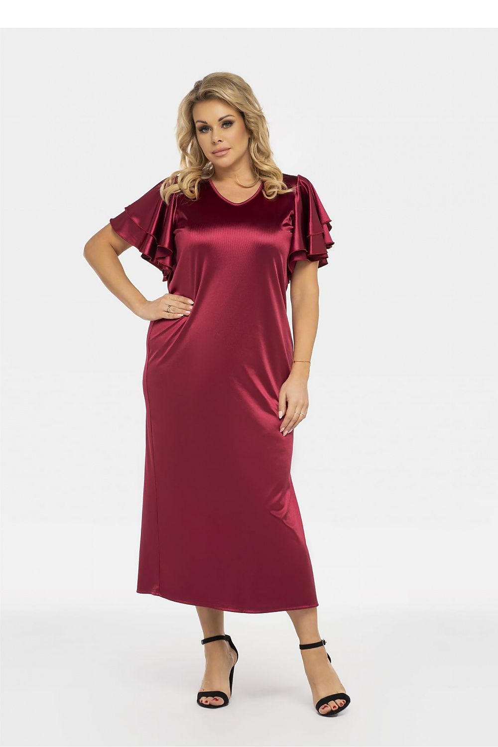 Plus size dress model 190947 Karko