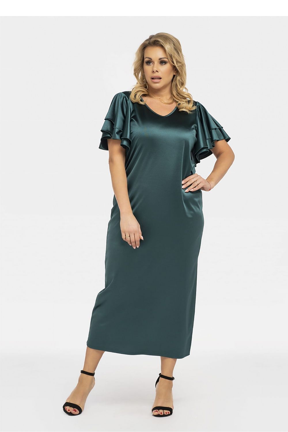 Plus size dress model 190949 Karko