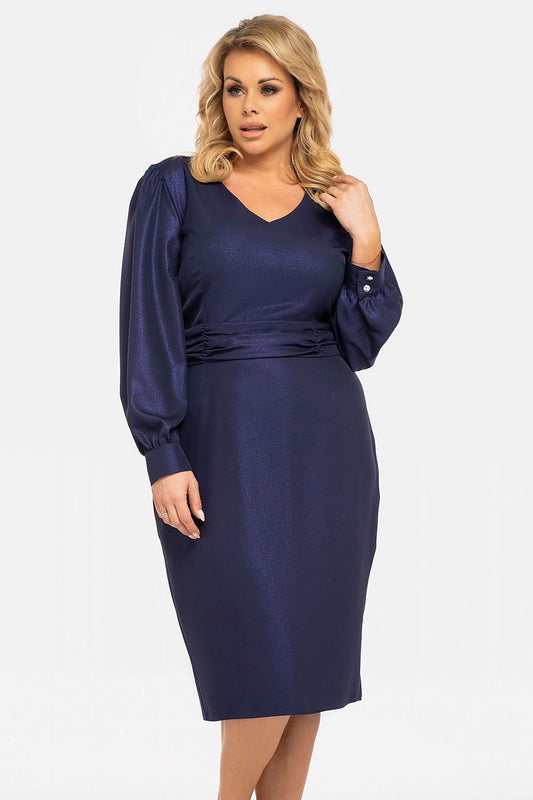 Plus size dress model 190956 Karko