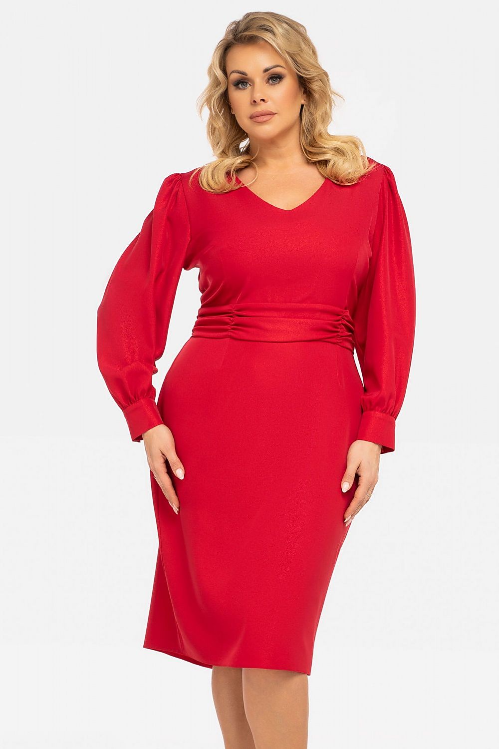 Plus size dress model 190957 Karko
