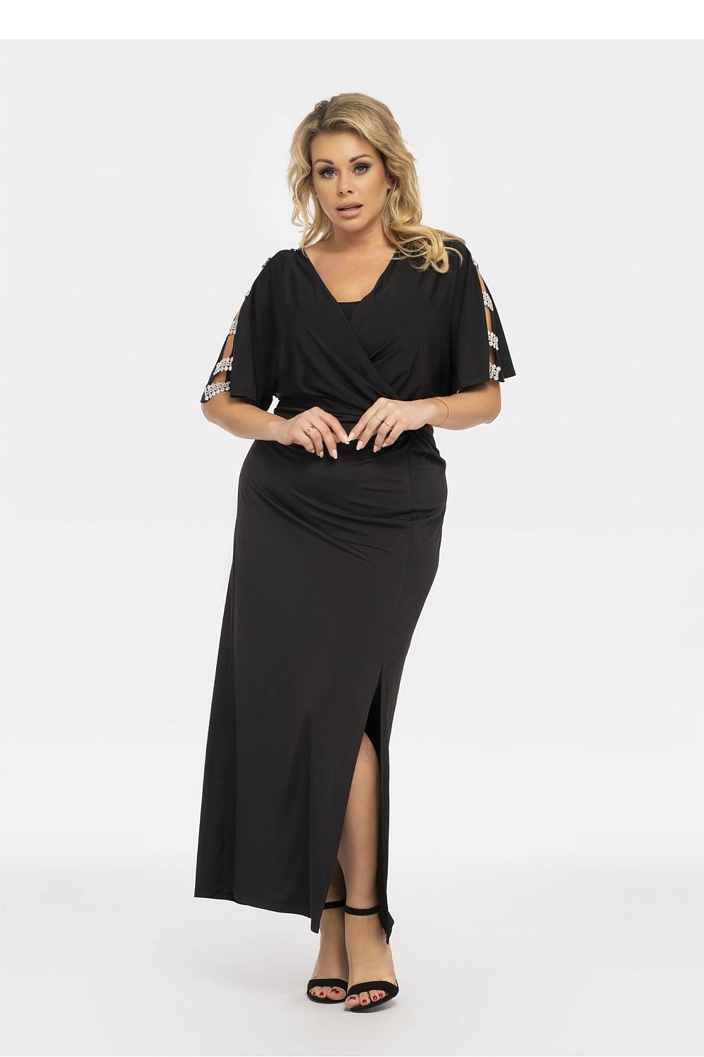 Plus size dress model 190959 Karko