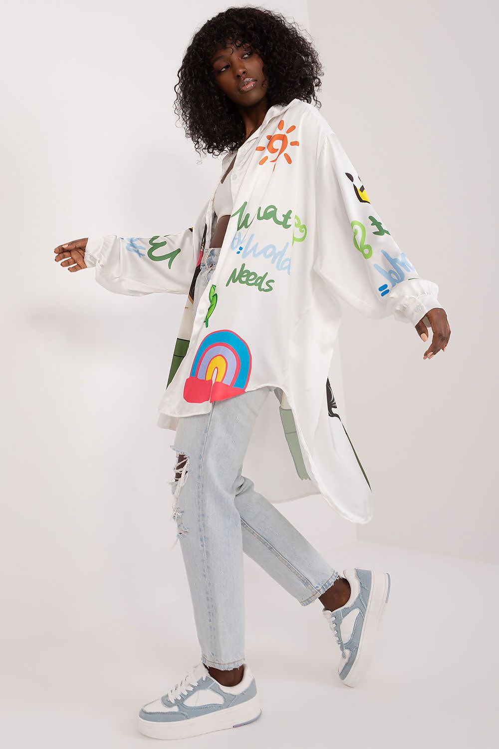 Long sleeve shirt model 194195 Italy Moda