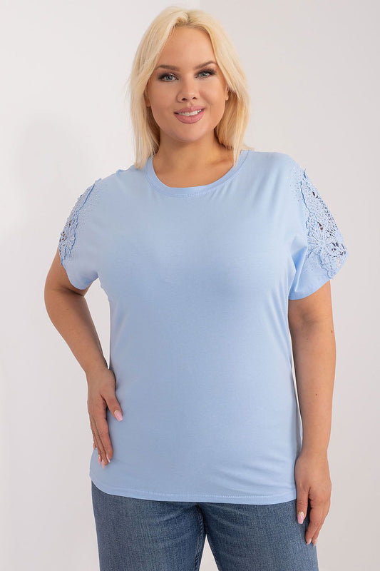 Plus size blouse model 195389 Factory Price