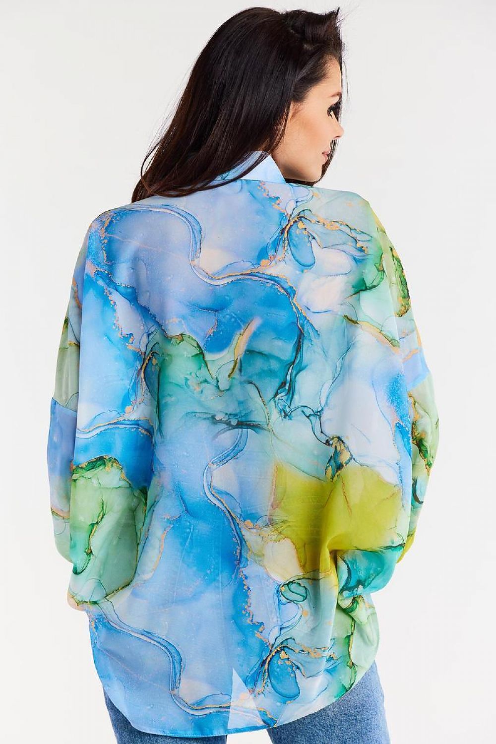 Long sleeve shirt model 196618 awama