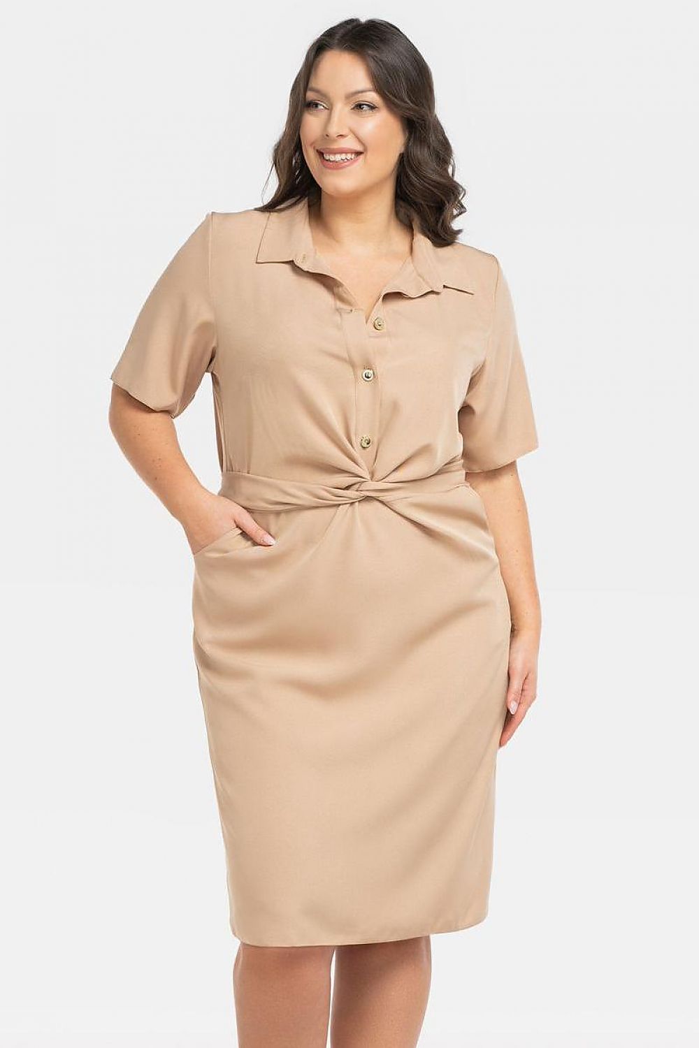 Plus size dress model 197777 Karko