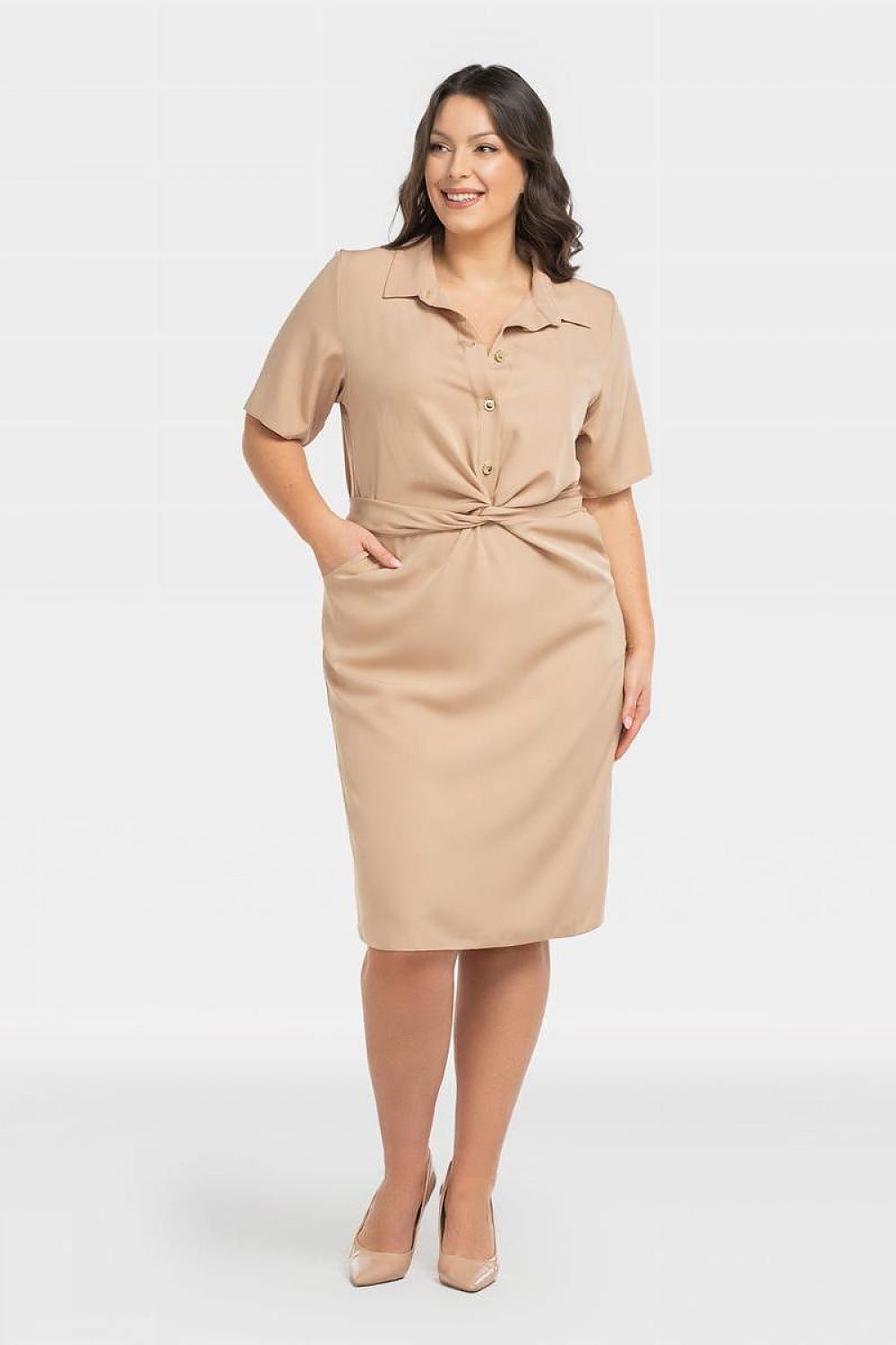 Plus size dress model 197777 Karko