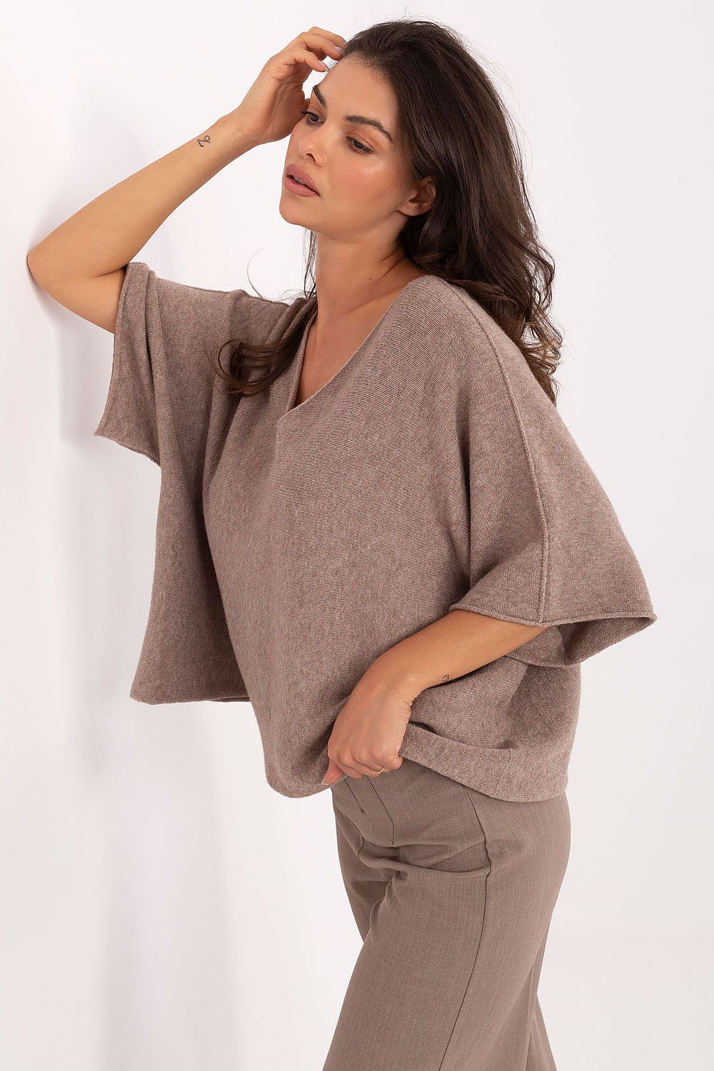  Short sleeve sweater model 216681 Italy Moda 