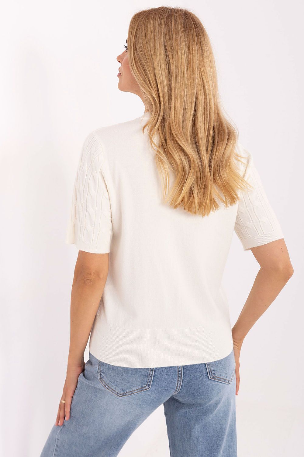  Short sleeve sweater model 216869 Factory Price 