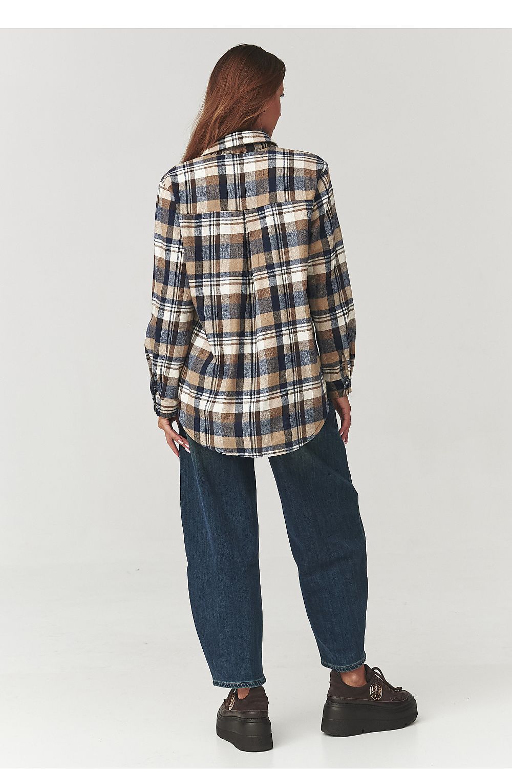  Long sleeve shirt model 219732 Makadamia 