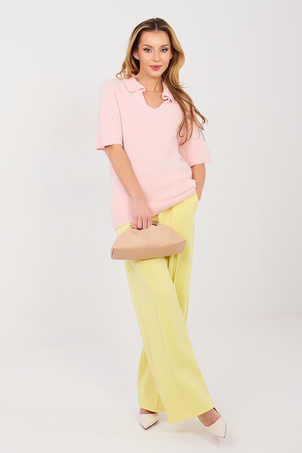  Short sleeve sweater model 224866 Italy Moda 