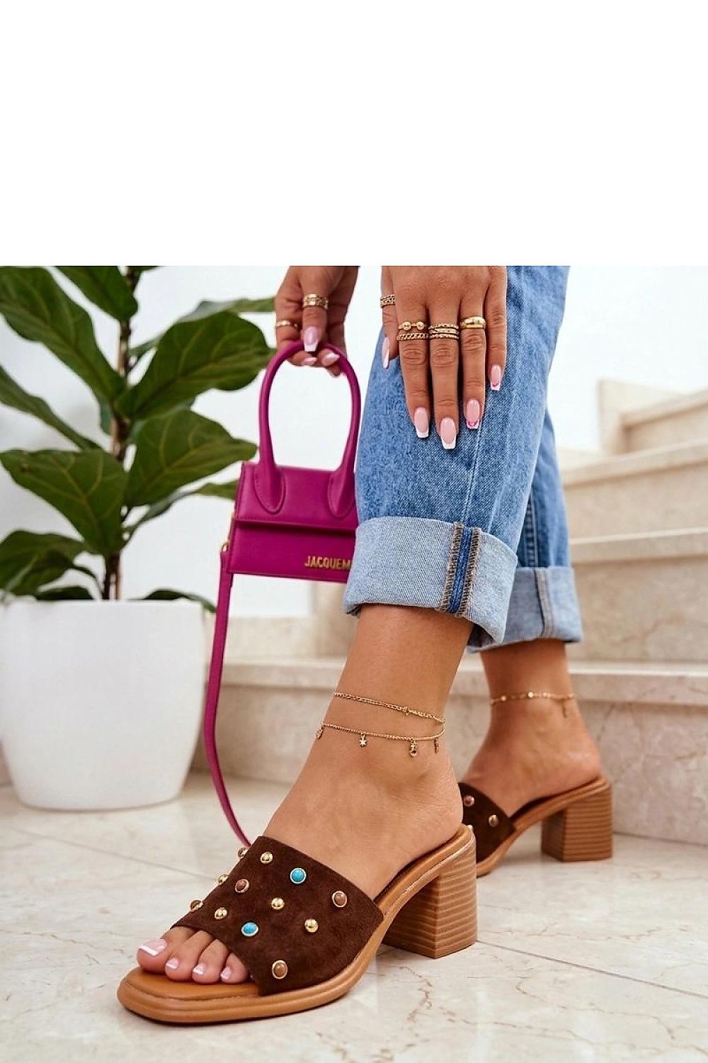  Heeled sandals model 229777 Solea 