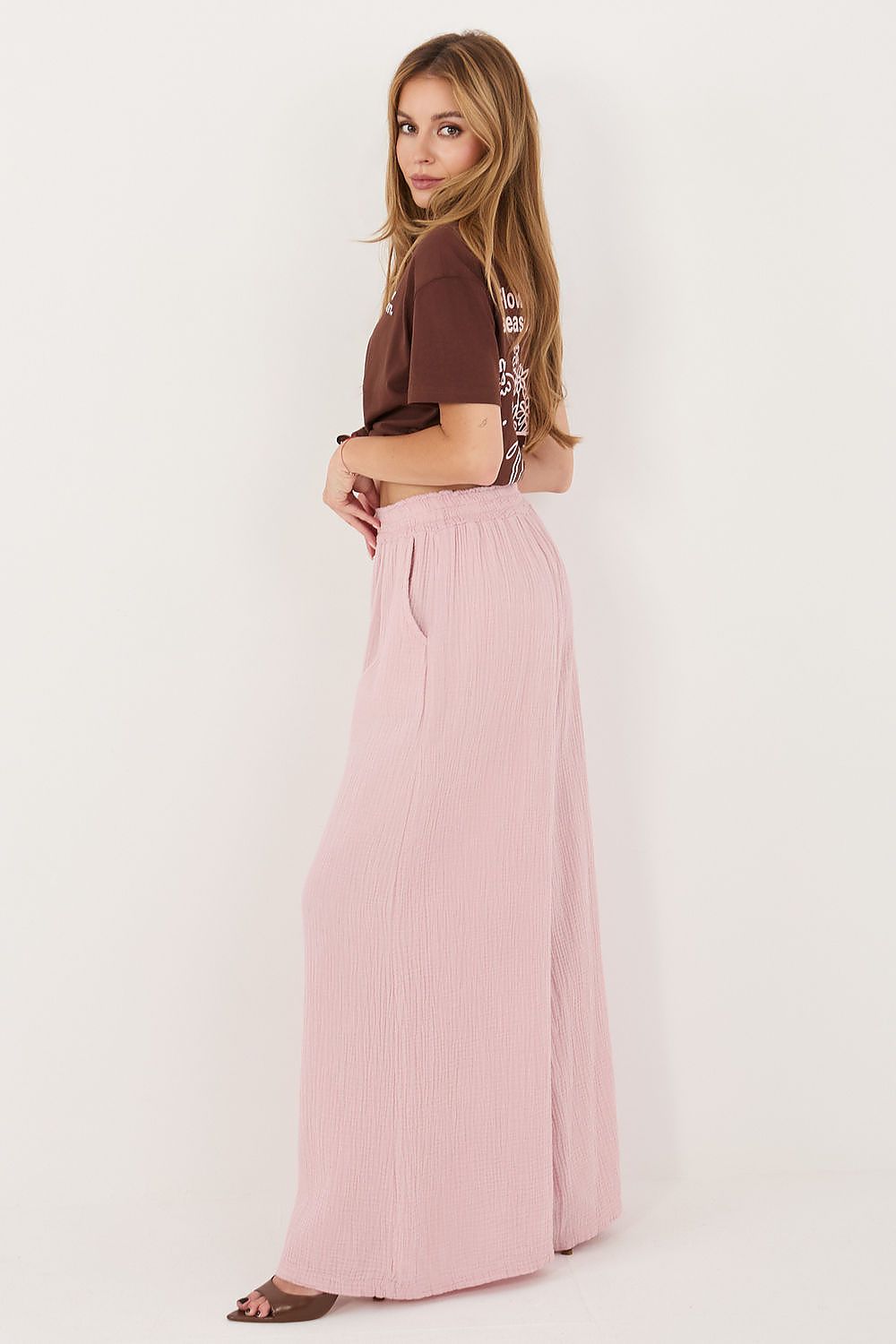  Women trousers model 230171 Italy Moda 