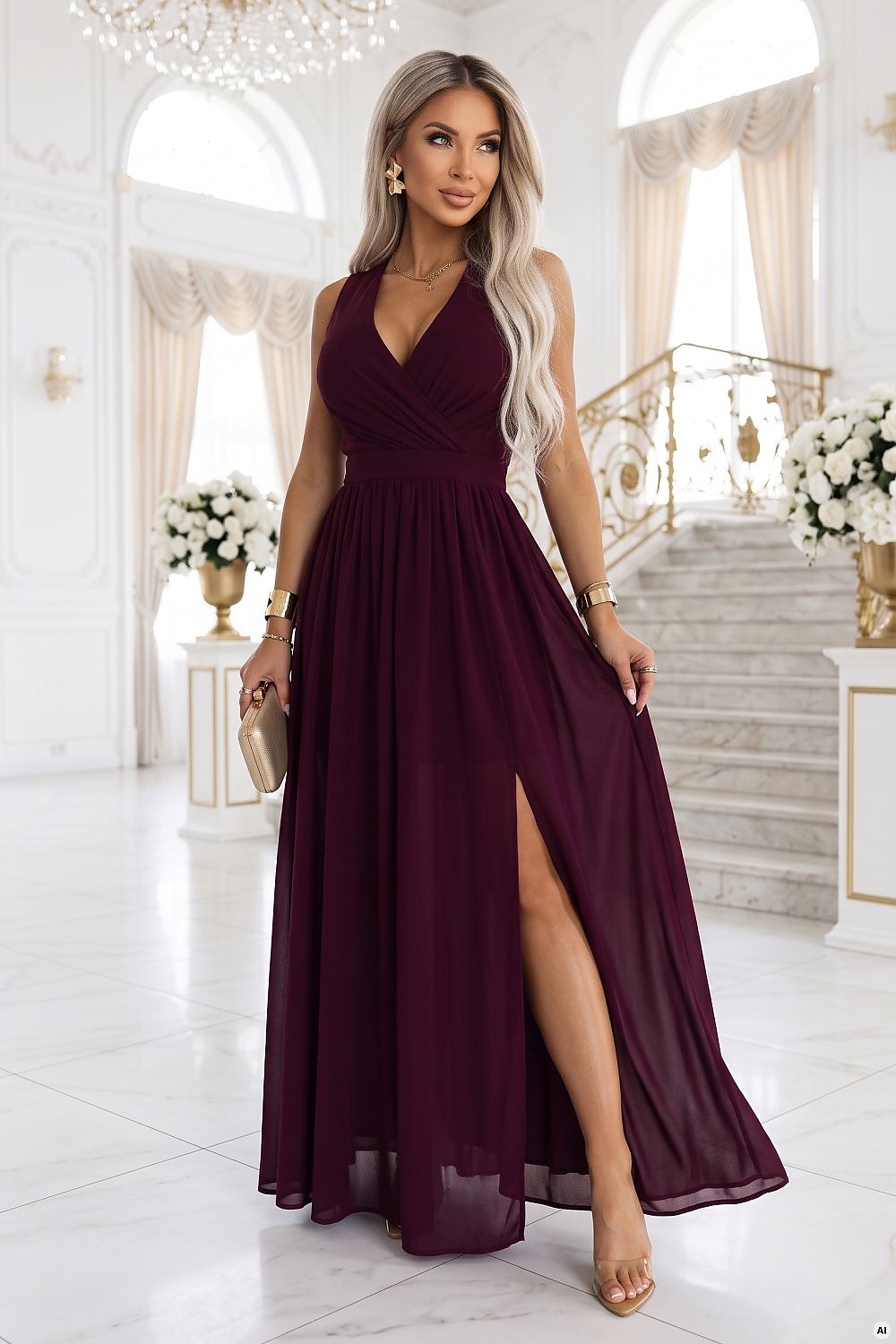  Long dress model 232805 Numoco 