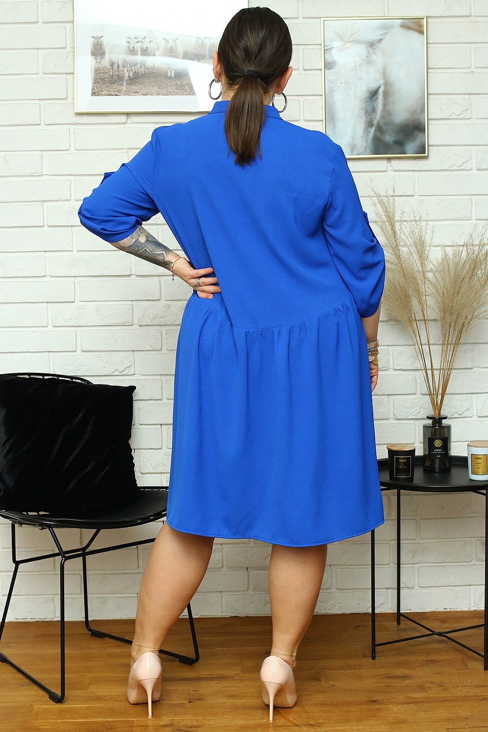 Plus size dress model 169057 Karko
