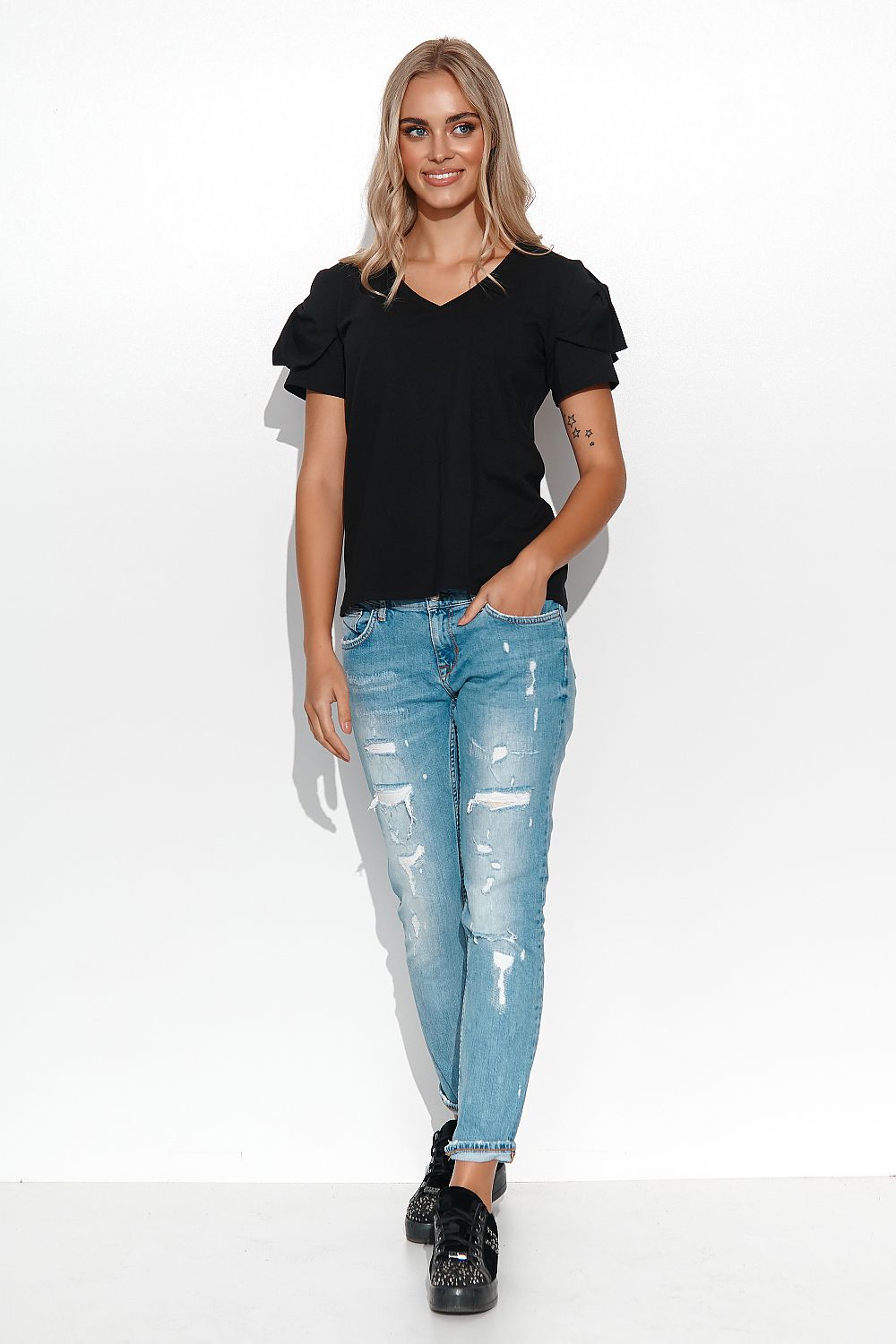  Blouse model 180763 Makadamia 