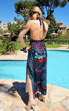 KISS LONG BACKLESS DRESS