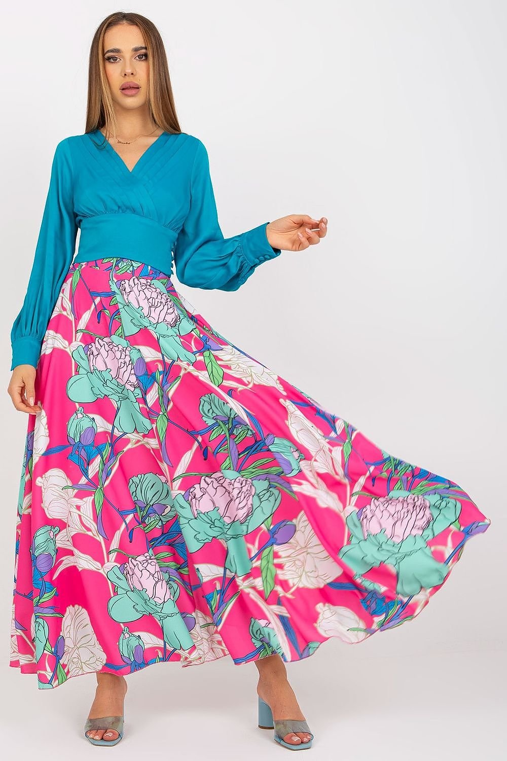 Long skirt model 168129 Rue Paris