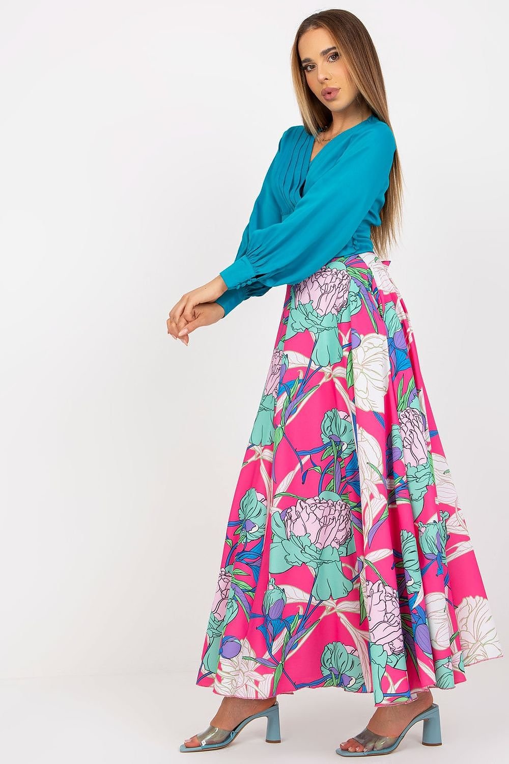 Long skirt model 168129 Rue Paris