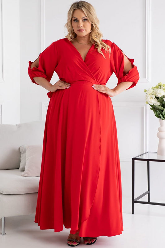 Plus size dress model 168940 Karko