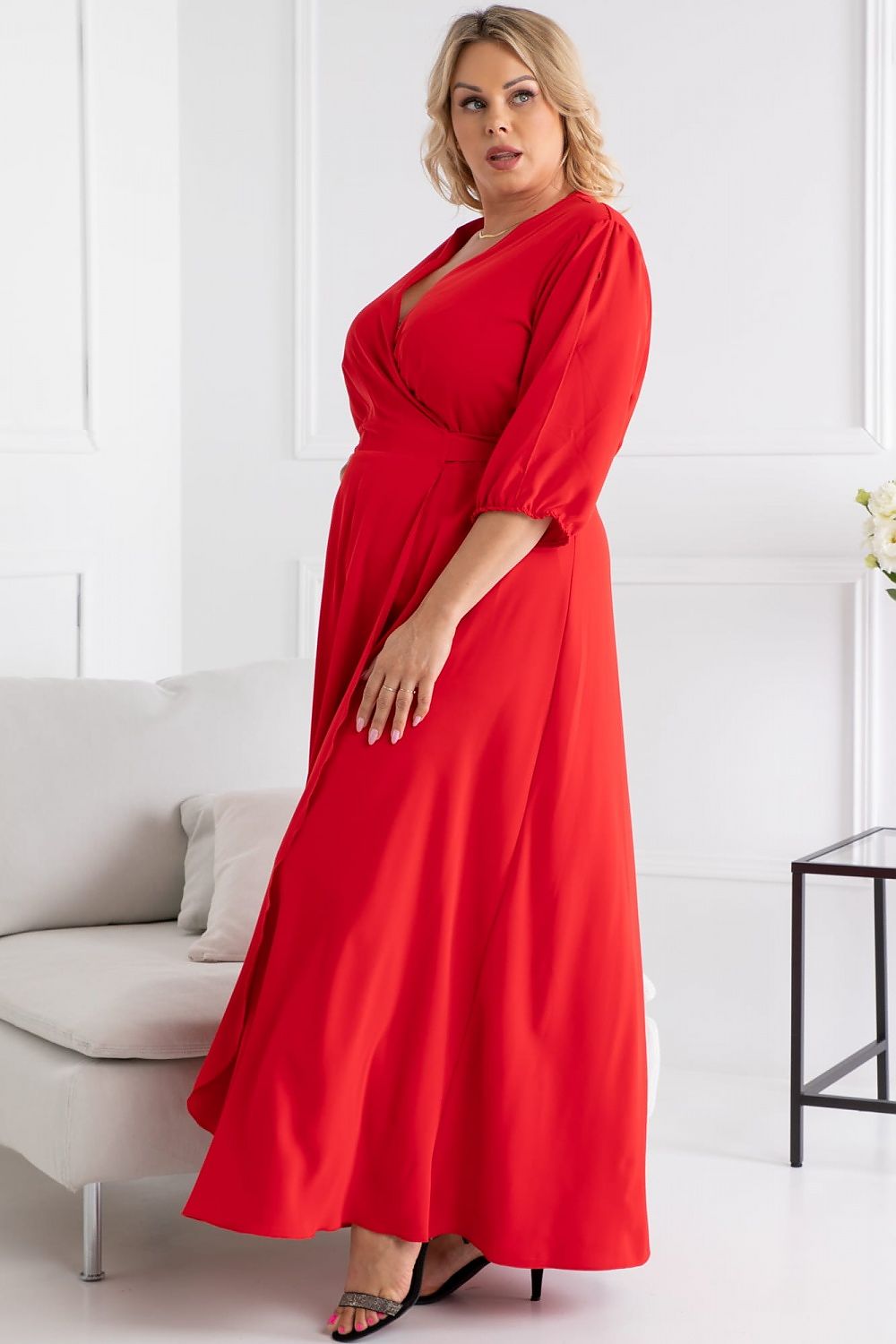 Plus size dress model 168940 Karko
