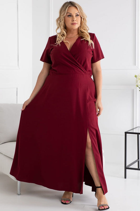 Plus size dress model 168949 Karko