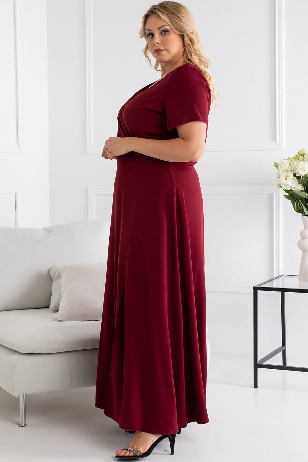 Plus size dress model 168949 Karko