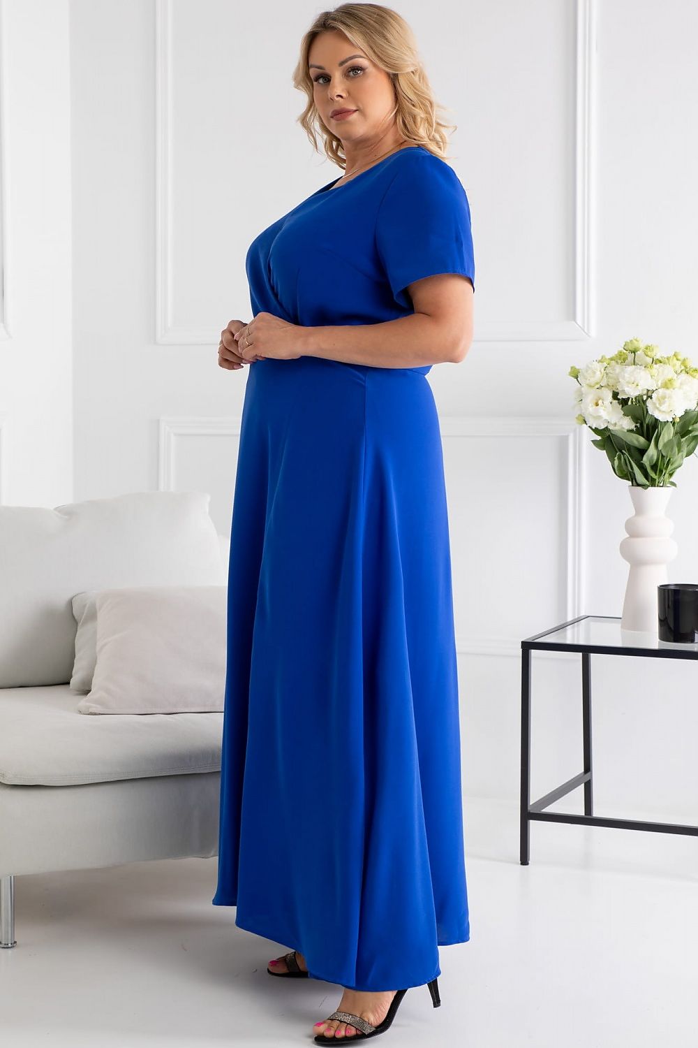 Plus size dress model 168950 Karko