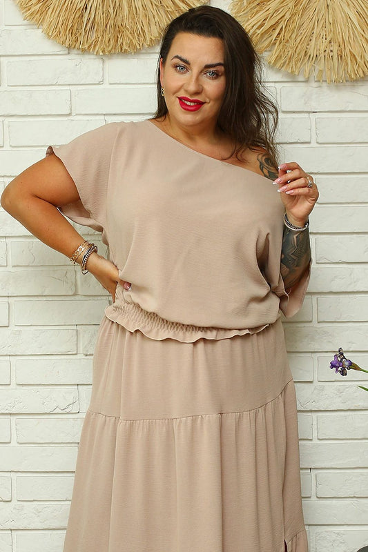 Plus size blouse model 168983 Karko