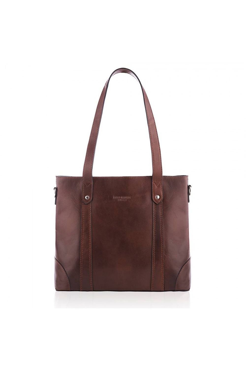 Natural leather bag model 173200 Hurtownia Galanter