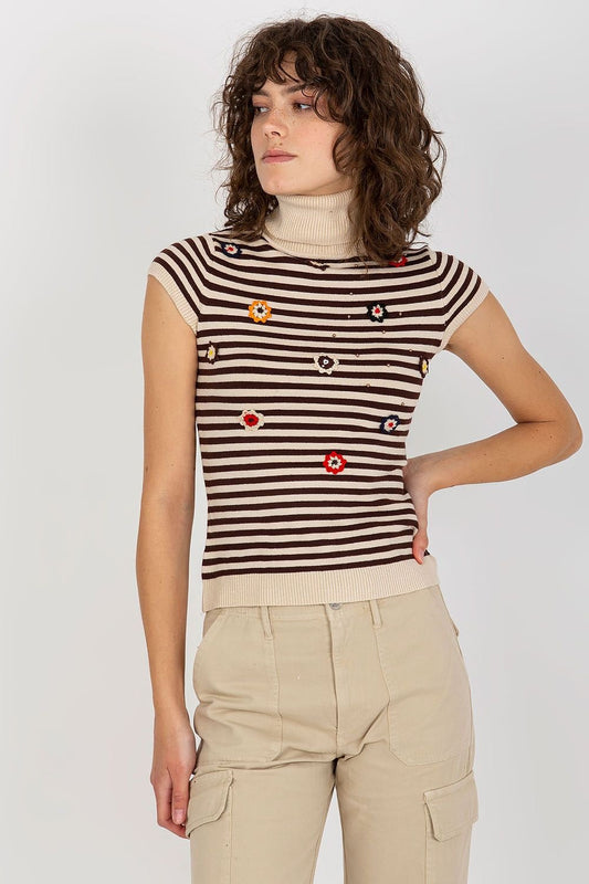 Short sleeve sweater model 174860 AT