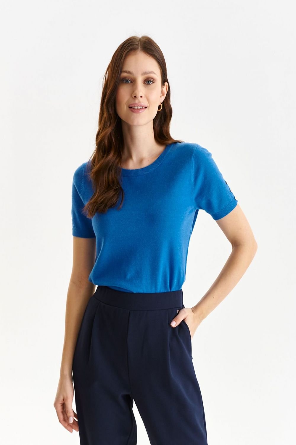 Short sleeve sweater model 175912 Top Secret