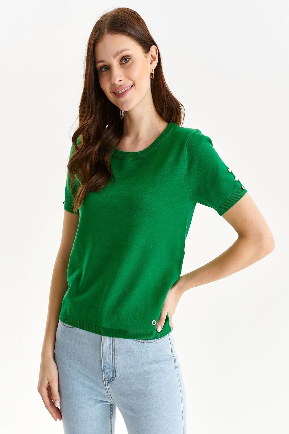 Short sleeve sweater model 175913 Top Secret