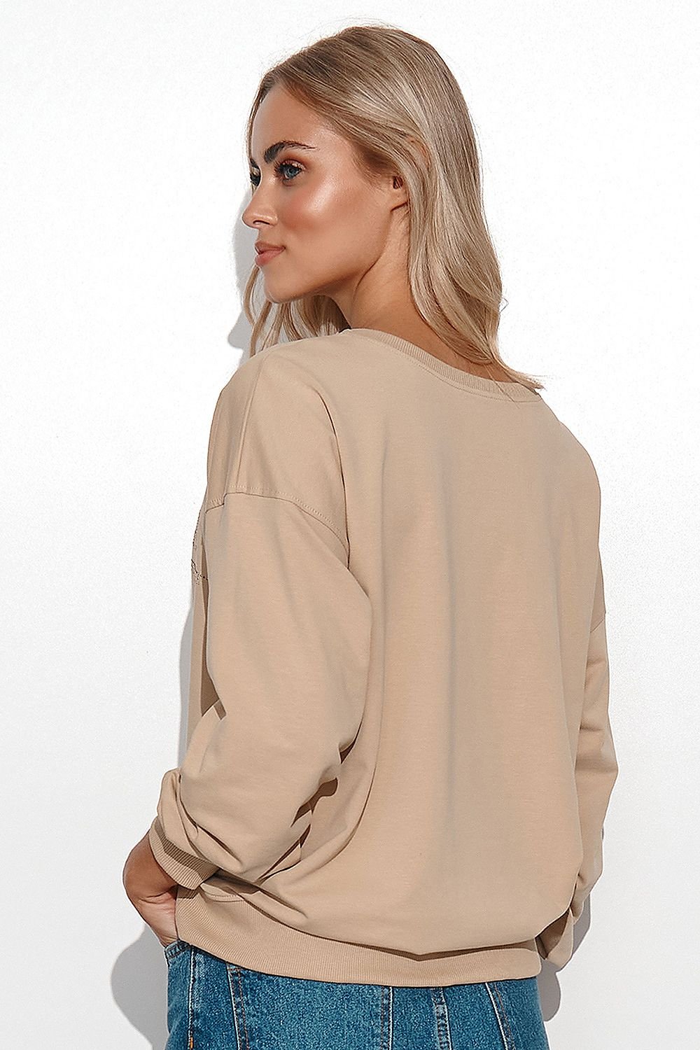 Sweatshirt model 176186 Makadamia