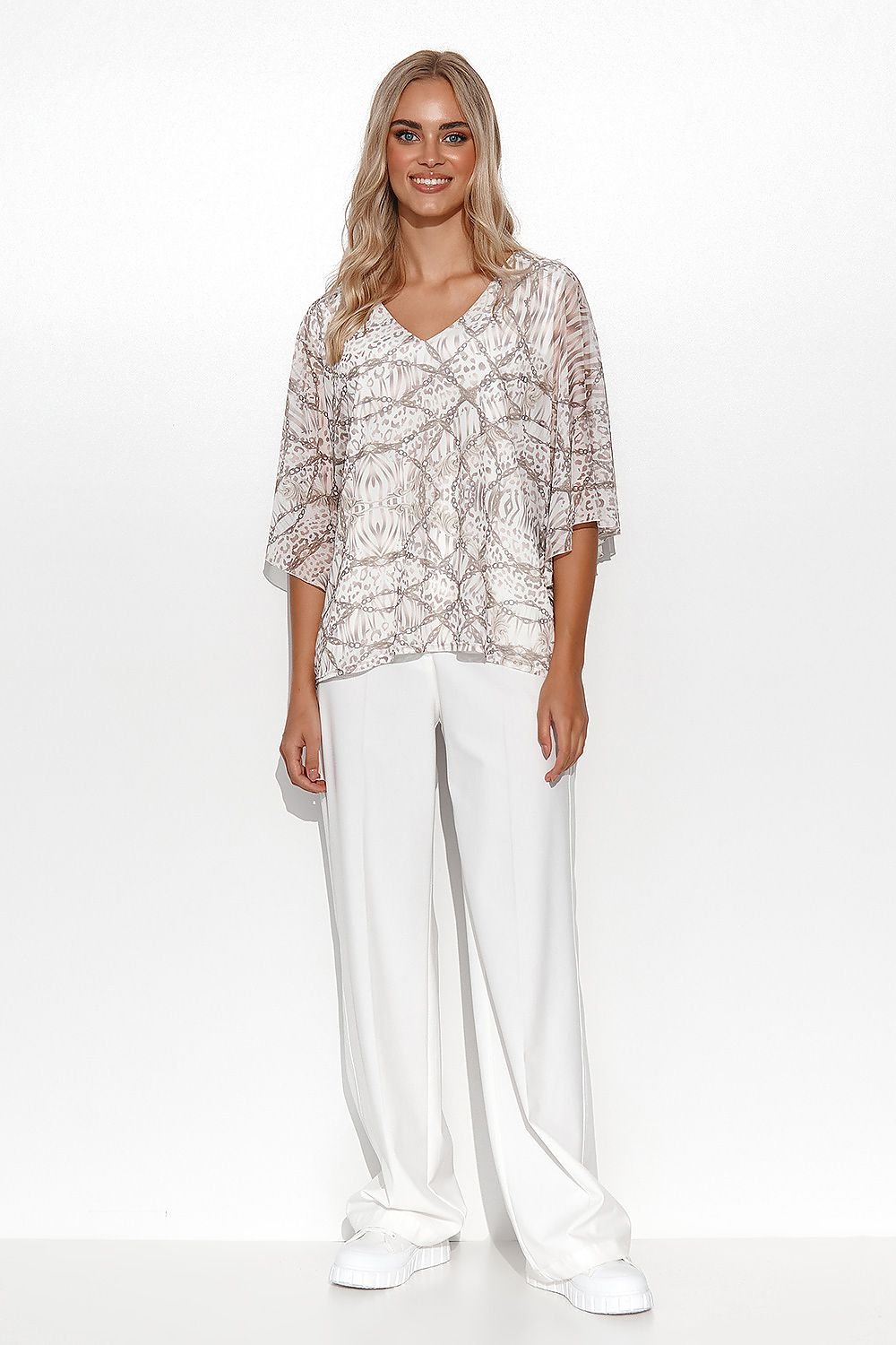 Blouse model 176189 Makadamia