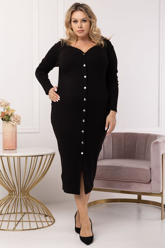 Plus size dress model 176531 Karko