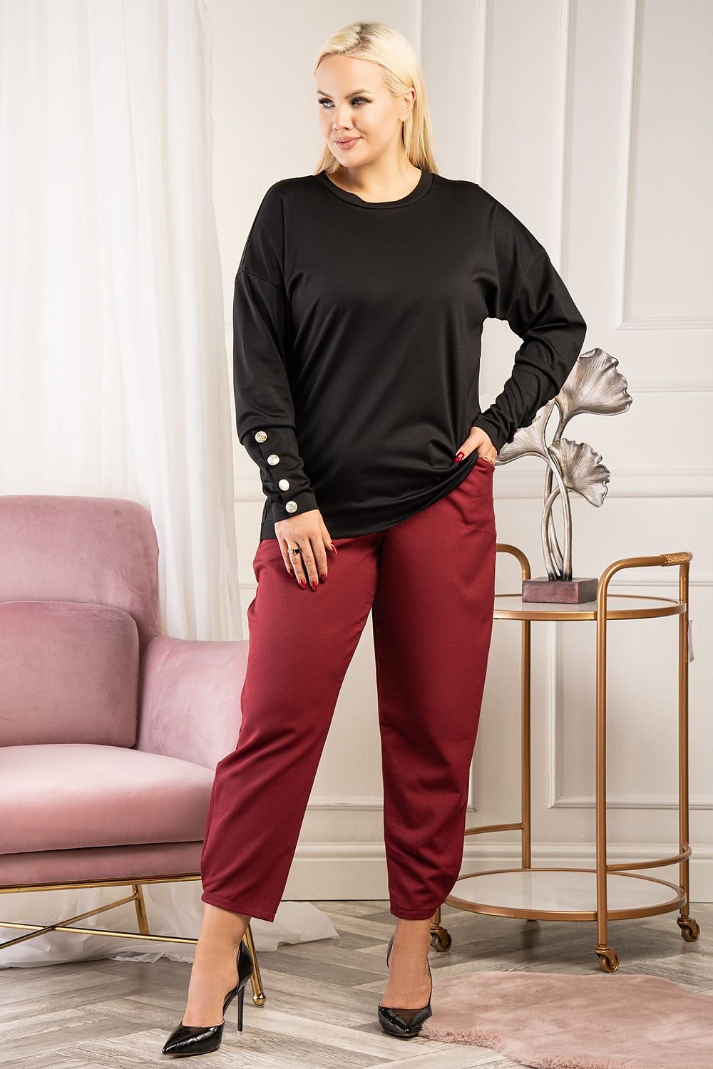 Plus size blouse model 176844 Karko