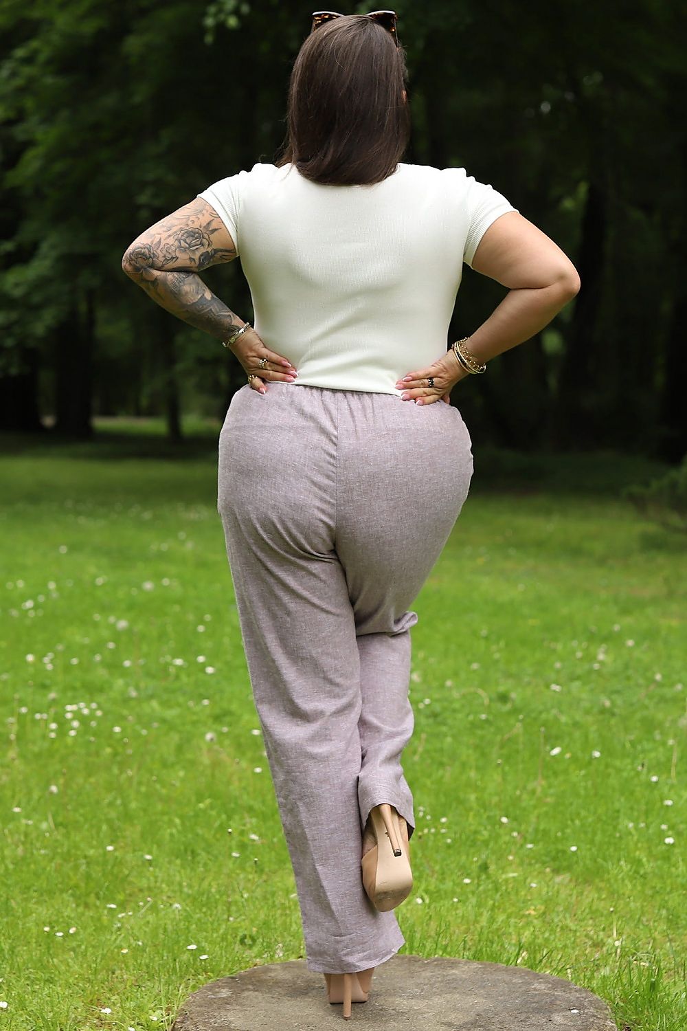 Plus size Trousers model 180480 Karko
