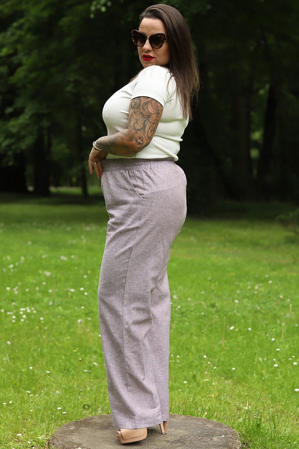 Plus size Trousers model 180480 Karko