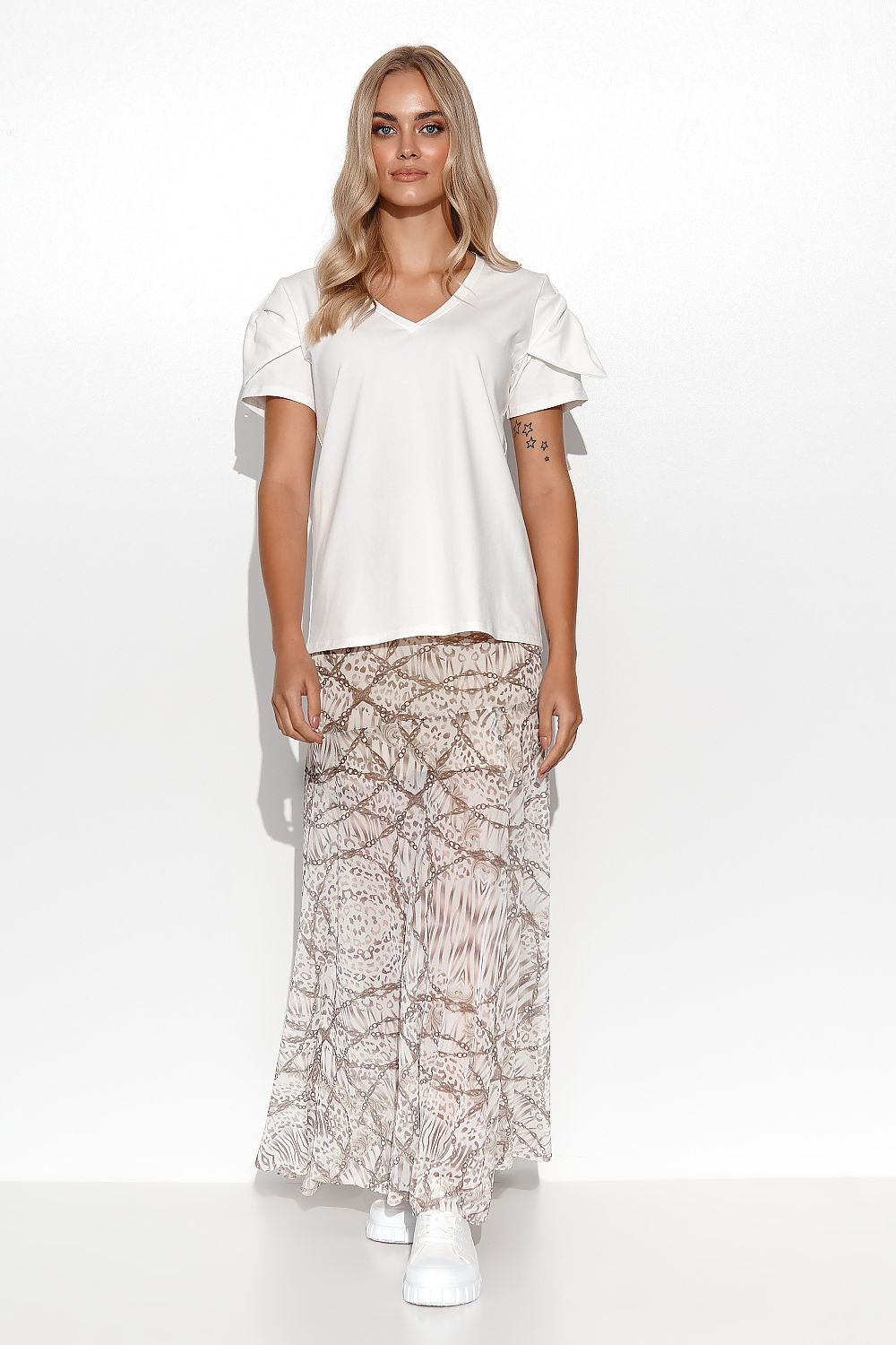 Blouse model 180759 Makadamia